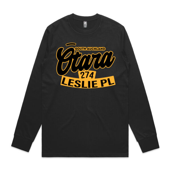 LESLIE PL, OTARA, AKL - Mens Classic Long Sleeved Tee Thumbnail