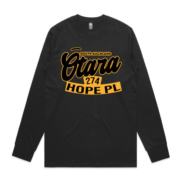 HOPE PL, OTARA, AKL - Mens Classic Long Sleeved Tee Thumbnail