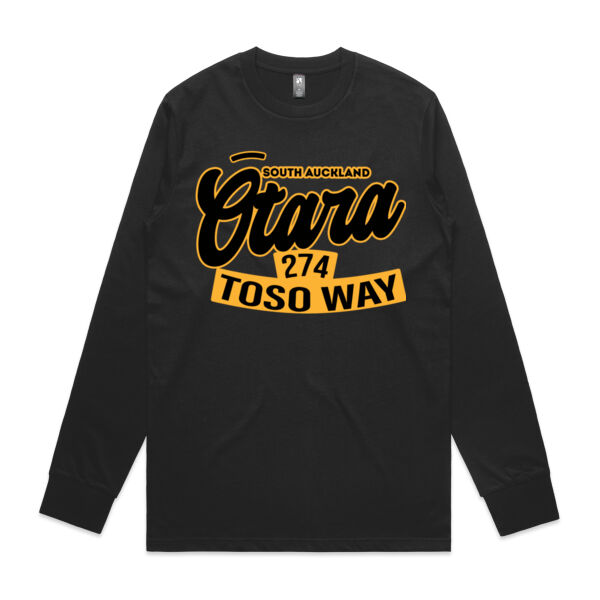 TOSO WAY, OTARA, AKL - Mens Classic Long Sleeved Tee Thumbnail