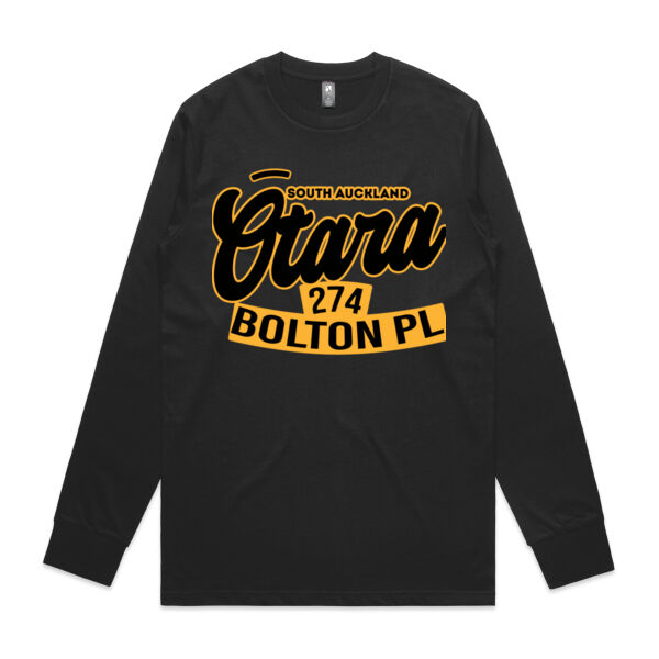 BOLTON PL, OTARA, AKL - Mens Classic Long Sleeved Tee Thumbnail