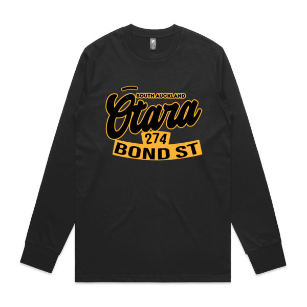 BOND ST, OTARA, AKL  - Mens Classic Long Sleeved Tee Thumbnail