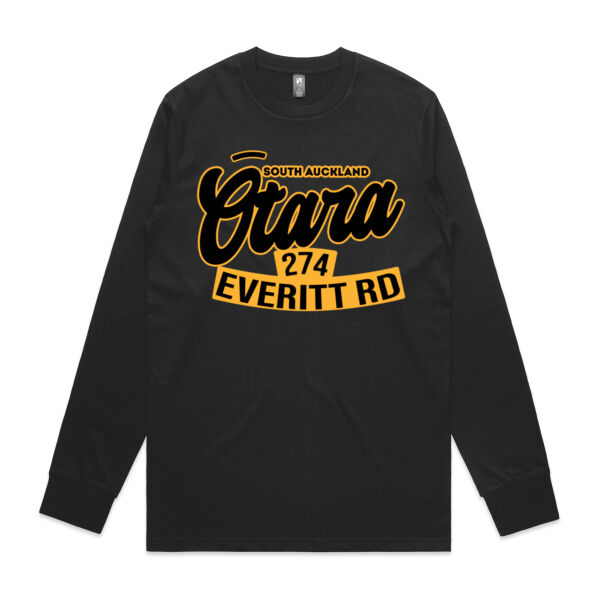 EVERITT RD, OTARA, AKL - Mens Classic Long Sleeved Tee Thumbnail