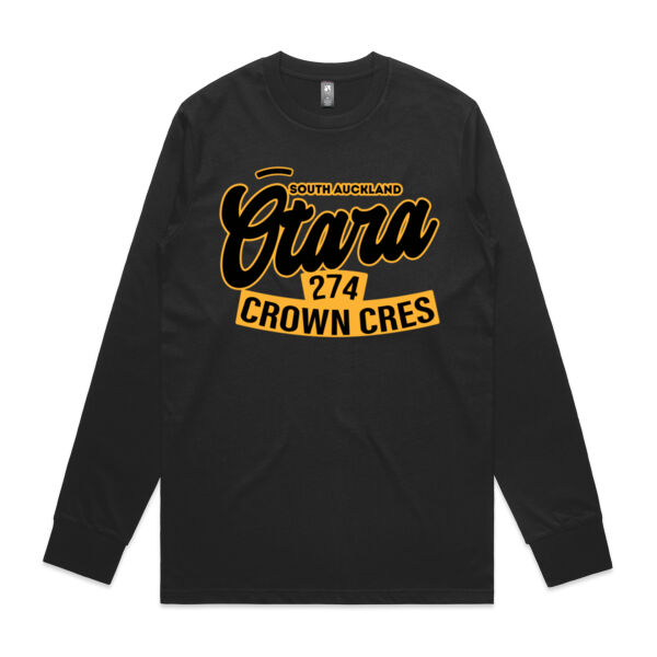 CROWN CRES, OTARA, AKL - Mens Classic Long Sleeved Tee Thumbnail