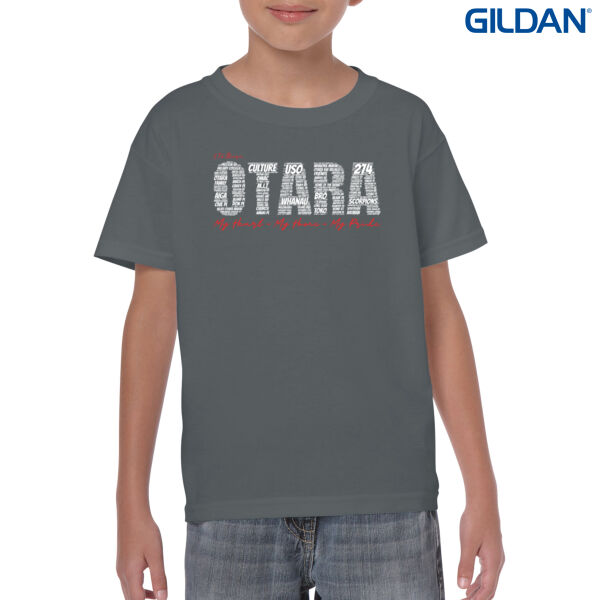 E TŪ ŌTARA - Youth Heavy Cotton T-Shirt Thumbnail