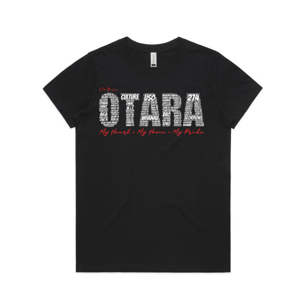 E TŪ ŌTARA - Womens Maple Organic Tee Thumbnail