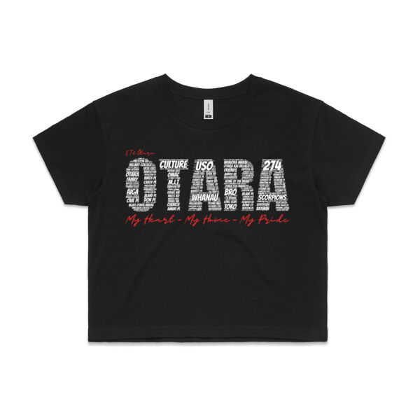 E TŪ ŌTARA - Womens Crop Tee Thumbnail