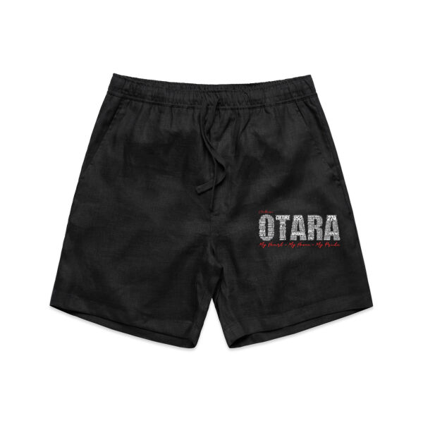 E TŪ ŌTARA - Mens Linen Shorts Thumbnail