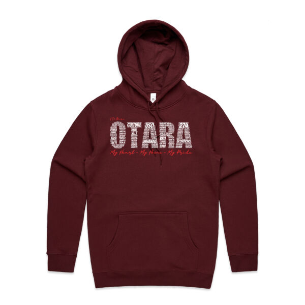 E TŪ ŌTARA - Mens Stencil Hoodie Thumbnail