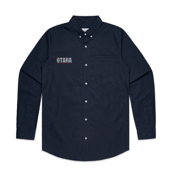 E TŪ ŌTARA - Mens Oxford Long Sleeve Shirt Thumbnail