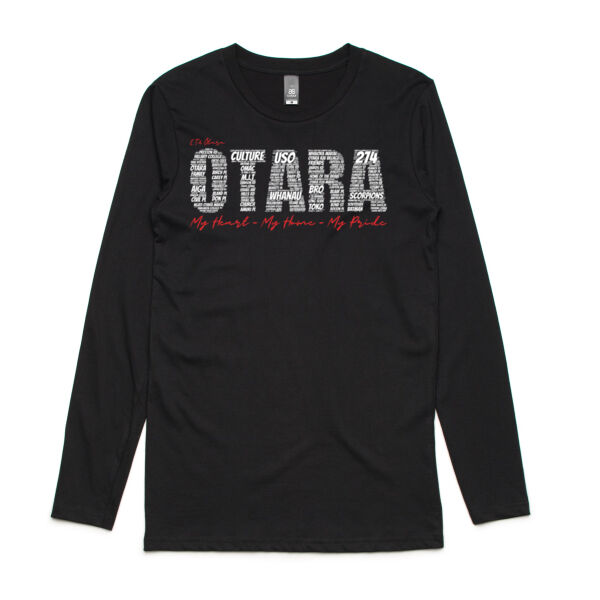 E TŪ ŌTARA - Mens Ink Longsleeve Tee Thumbnail