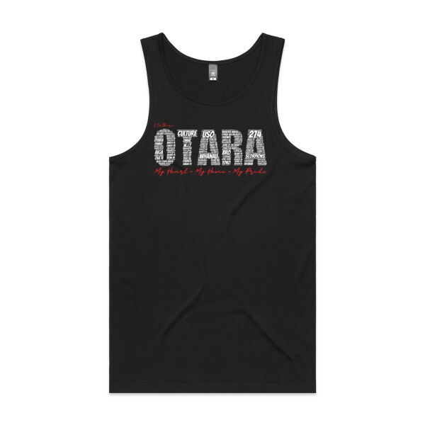 E TŪ ŌTARA - Mens Lowdown Singlet Thumbnail