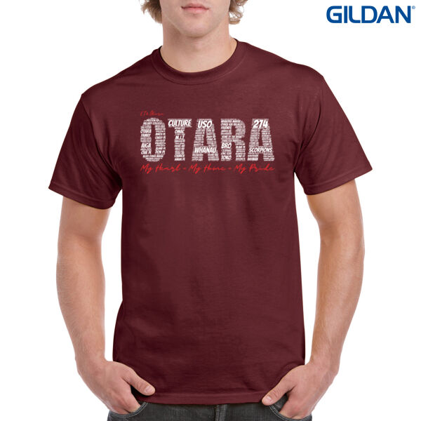 E TŪ ŌTARA - Mens Heavy Cotton T-Shirt Thumbnail