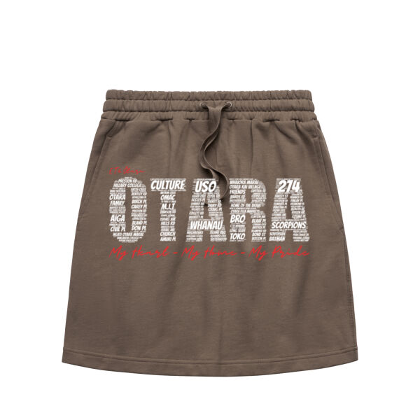 E TŪ ŌTARA - Womens Terry Skirt Thumbnail