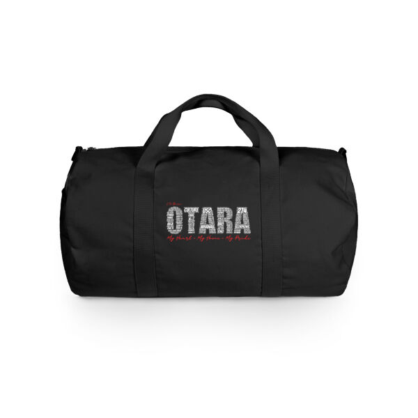 E Tū Ōtara - Canvas Duffel Bag Thumbnail