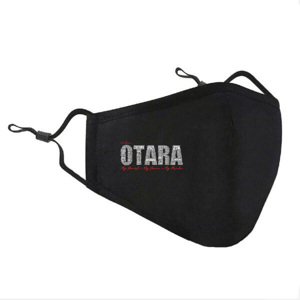 E Tū Ōtara - Black Face Mask Thumbnail