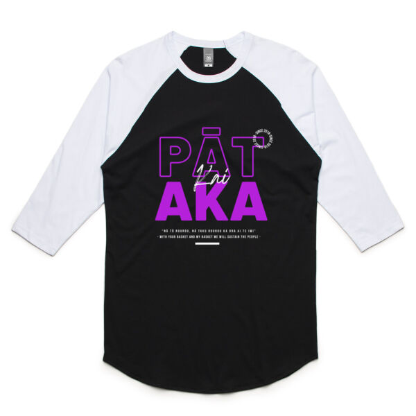 Pataka Kaitiaki Collection - Mens Raglan Tee Thumbnail