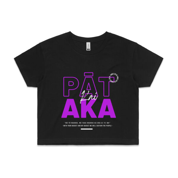Pataka Kaitiaki Collection - Womens Crop Tee Thumbnail