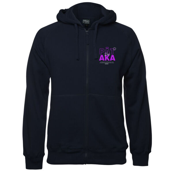 Pataka Kaitiaki Collection - Kids Full Zip Fleecy Hoodie Thumbnail