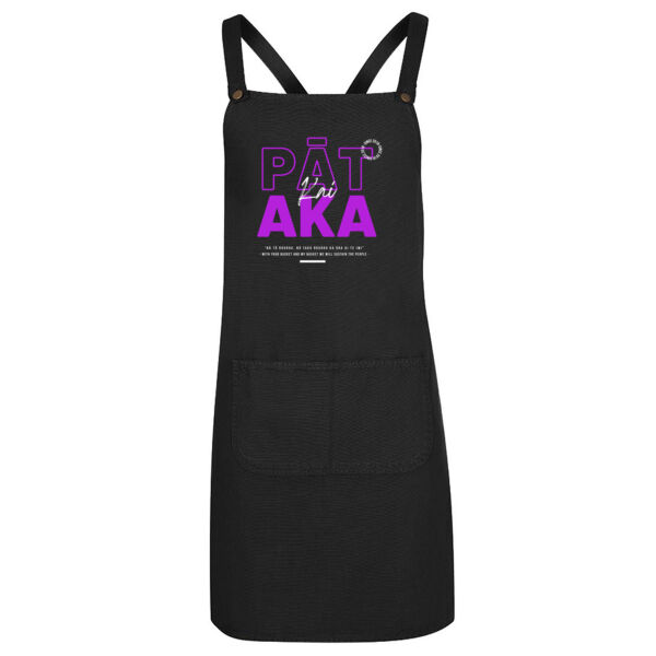 Pataka Kaitiaki Collection - Cross Back Canvas Apron Thumbnail
