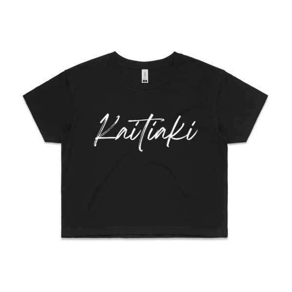 Kaitiaki - Womens Crop Tee Thumbnail
