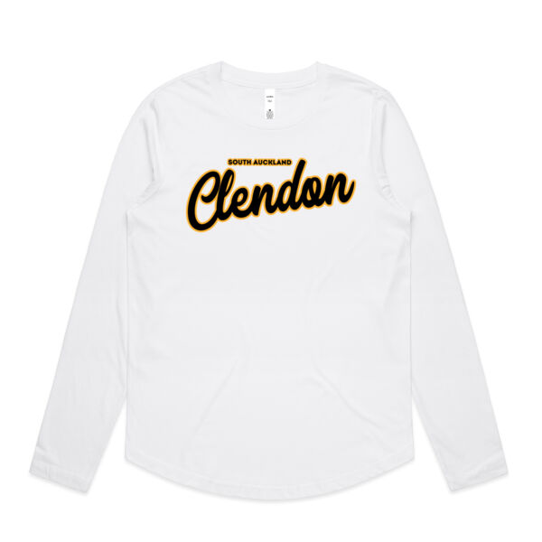 Clendon Collection - Womens Curve Longsleeve Tee Thumbnail