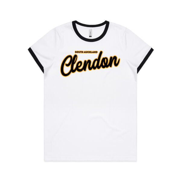 Clendon Collection - Womens Ringer Tee Thumbnail