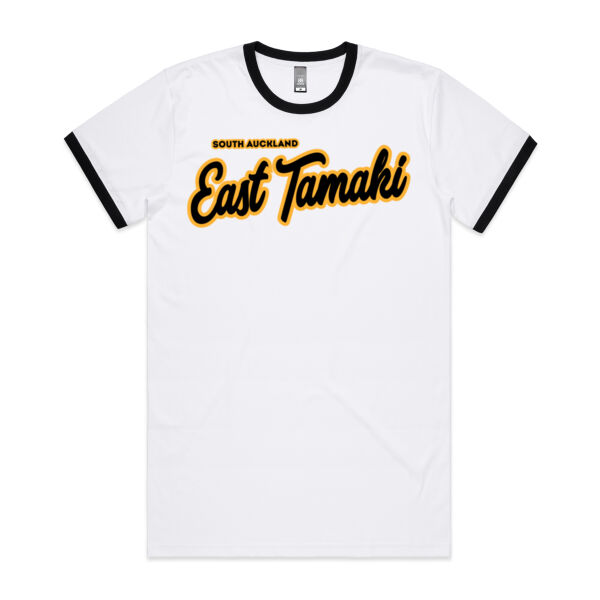 East Tamaki Collection - Mens Ringer Tee Thumbnail