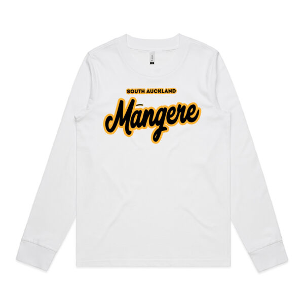 Māngere Collection - Womens Dice Longsleeve Tee Thumbnail