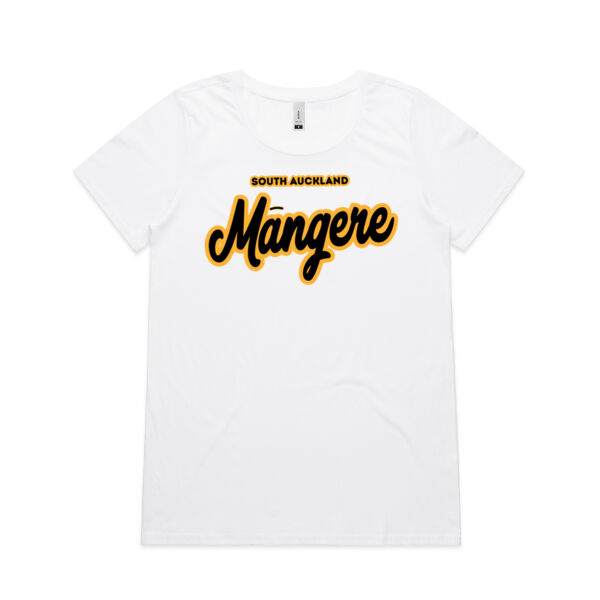 Māngere Collection - Womens Shallow Scoop Tee Thumbnail