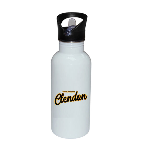 Clendon Collection - Stainless Bottle with Straw Top Thumbnail