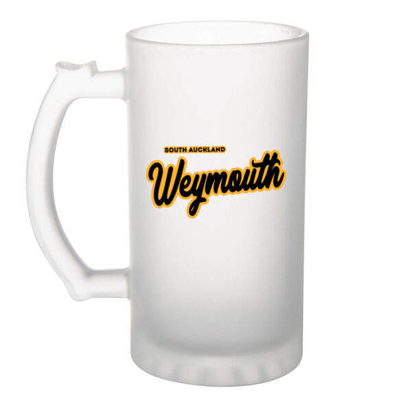 Weymouth Collection - Frosted Glass Beer Mug Thumbnail