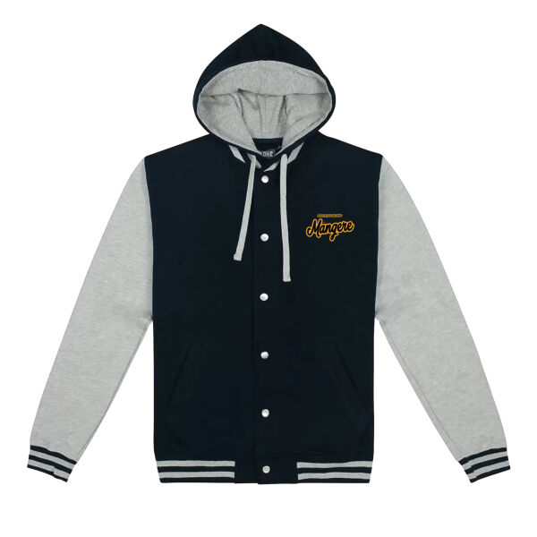 Māngere Collection - Hooded Letterman Jacket Thumbnail
