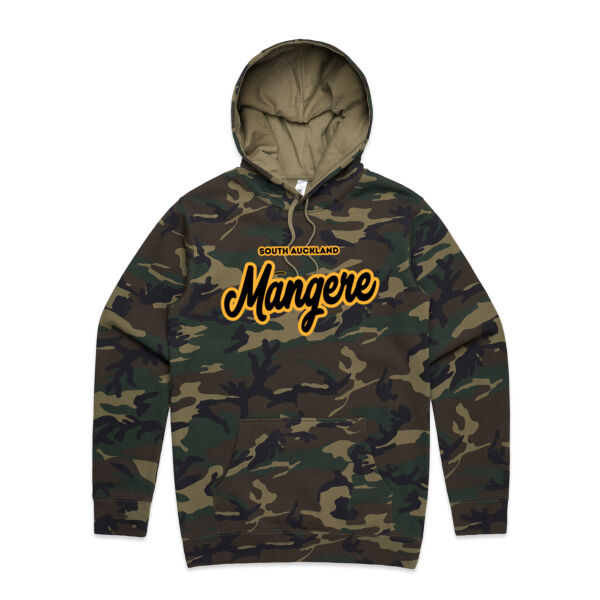 Māngere Collection - Mens Stencil Camo Hood Thumbnail