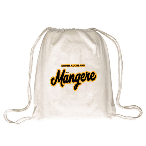 Māngere Collection - Drawstring Backpack Thumbnail