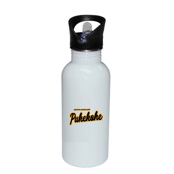 Pukekohe Collection - Stainless Bottle with Straw Top Thumbnail