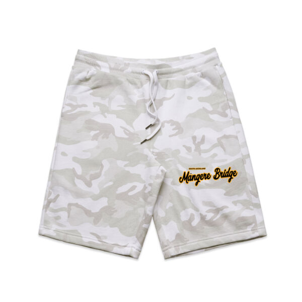 Māngere Bridge Collection - Mens Stadium Camo Shorts Thumbnail