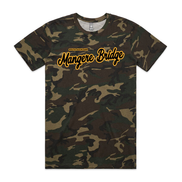 Māngere Bridge Collection - Mens Staple Camo Tee Thumbnail