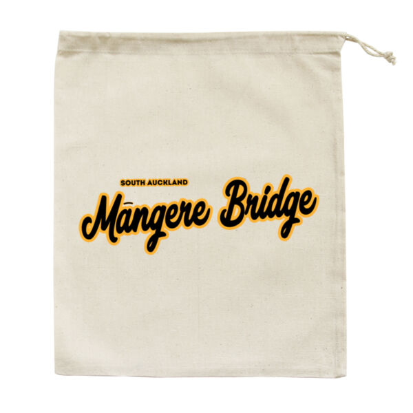 Māngere Bridge Collection - Medium Calico Bag Thumbnail