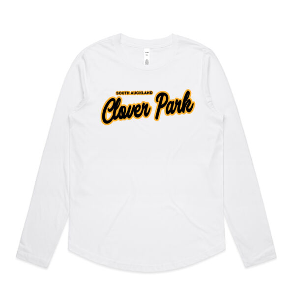 Clover Park Collection - Womens Curve Longsleeve Tee Thumbnail
