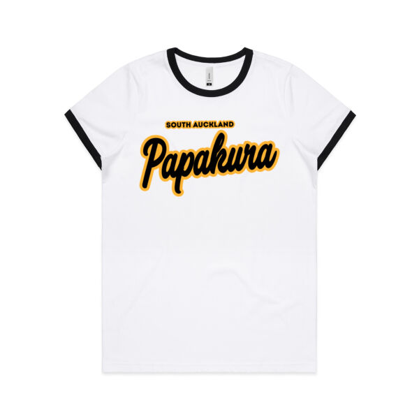 Papakura Collection - Womens Ringer Tee Thumbnail