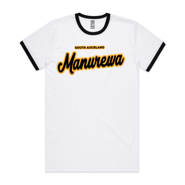 Manurewa Collection - Mens Ringer Tee Thumbnail