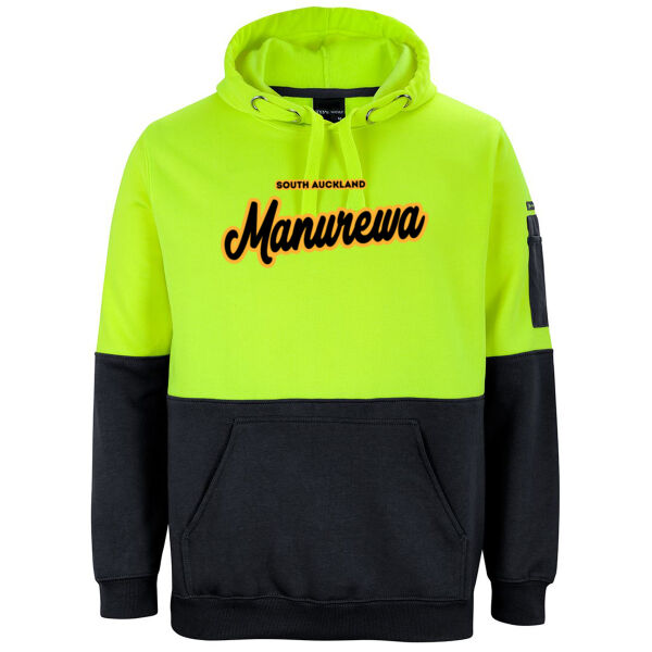 Manurewa Collection - Hi Vis Pull Over Hoodie Thumbnail