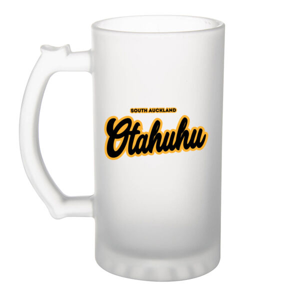 Otahuhu Collection - Frosted Glass Beer Mug Thumbnail