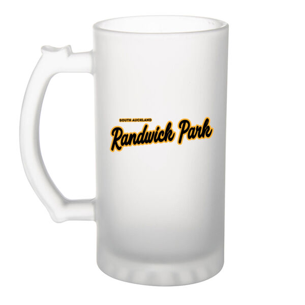 Randwick Park Collection - Frosted Glass Beer Mug Thumbnail