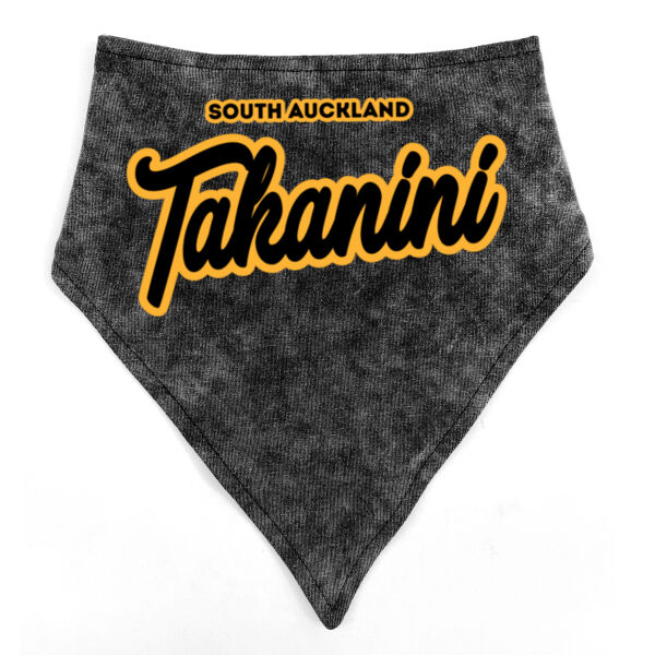 Takanini Collection - Stonewash Bandana Bib Thumbnail