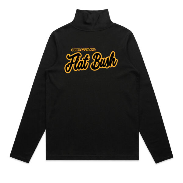 Flat Bush Collection  - Womens Turtle Neck Long Sleeved Tee Thumbnail
