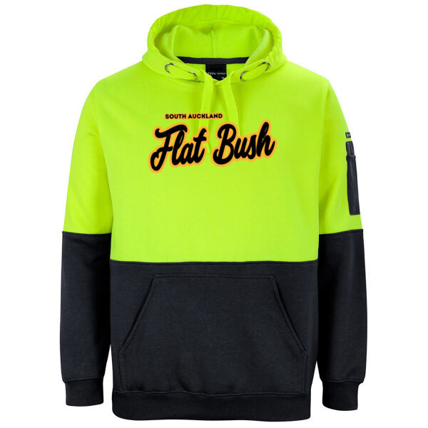 Flat Bush Collection  - Hi Vis Pull Over Hoodie Thumbnail