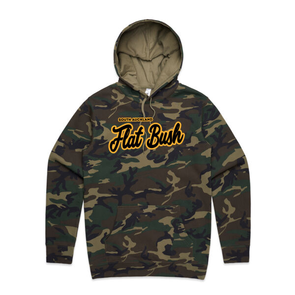 Flat Bush Collection  - Mens Stencil Camo Hood Thumbnail