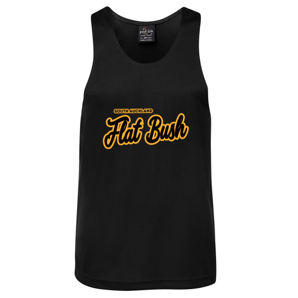 Flat Bush Collection  - Mens Poly Singlet Thumbnail
