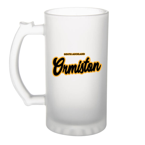 Ormiston Collection - Frosted Glass Beer Mug Thumbnail